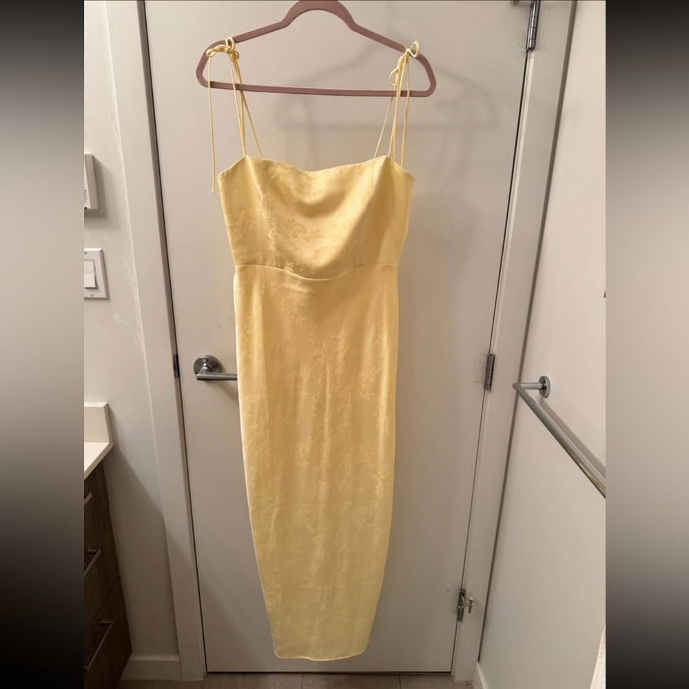 Park & Fifth Yellow Lenore Dress